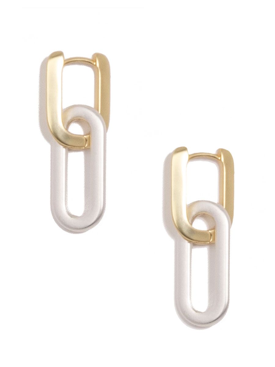 Double Link Earrings